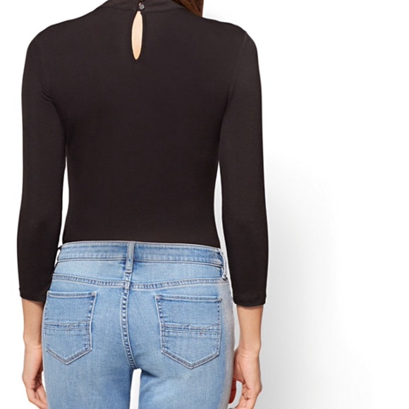 New burgundy choker body suit - Picture 4 of 6